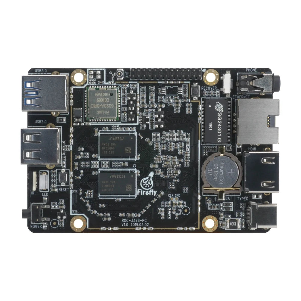 Firefly ROC-RK3328-PC Quad-core 64-bit ARM Single Board Computer
