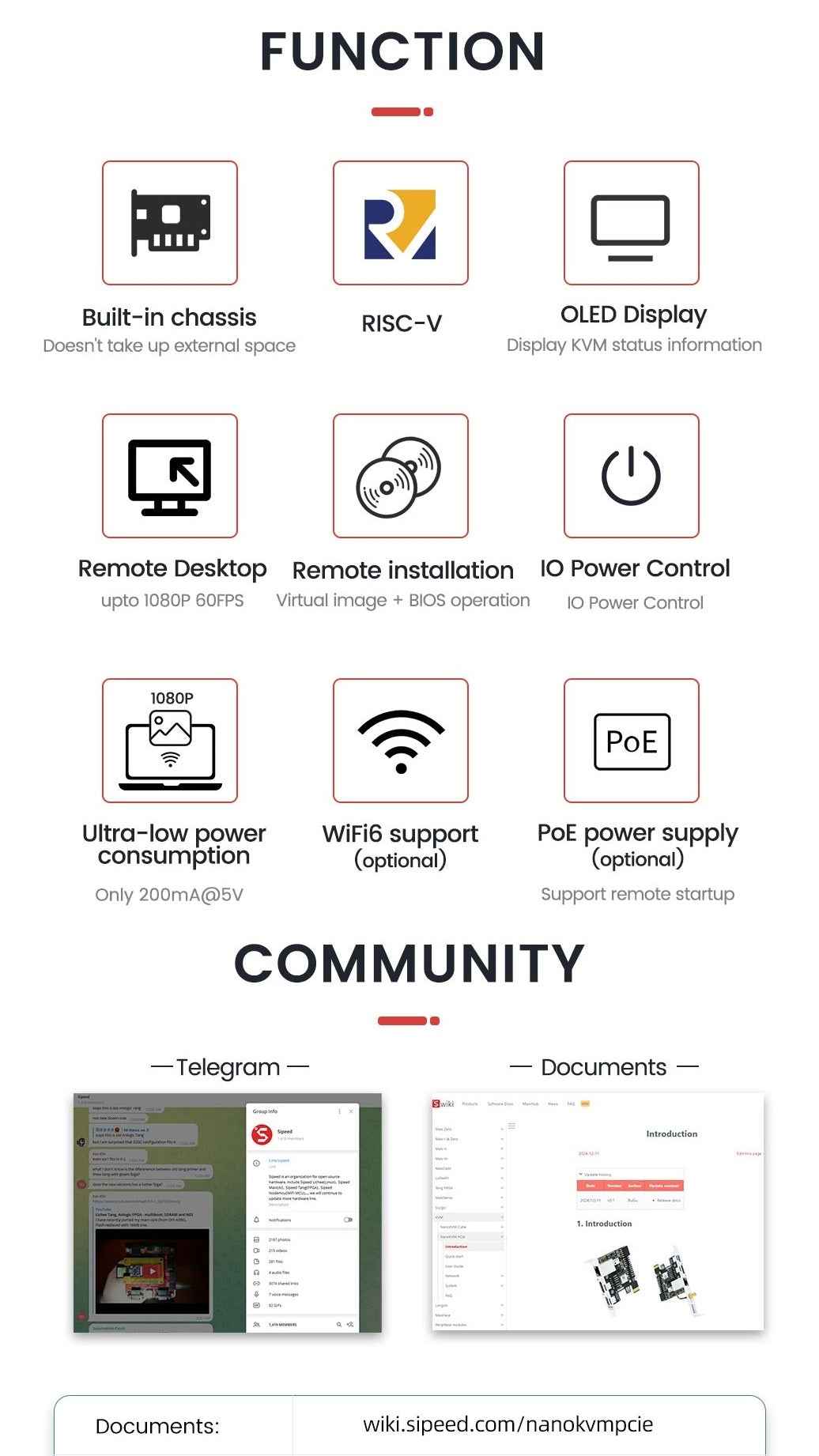 Sipeed NanoKVM PCIE Version - ATX PC Remote control, RISC-V Nano KVM over IP — view 4