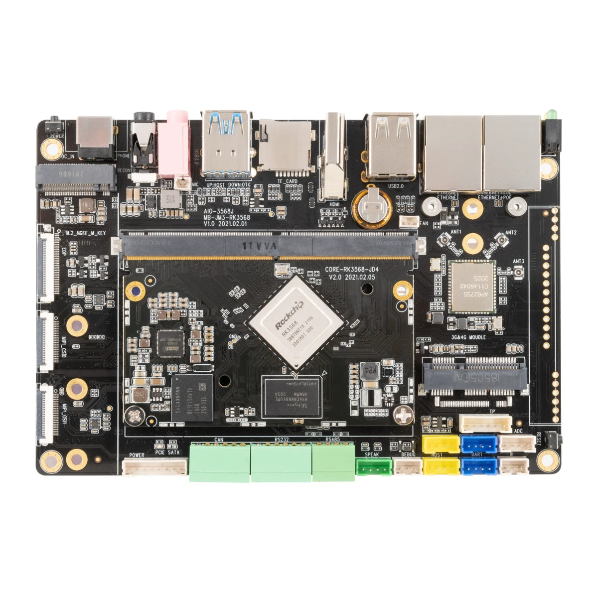 Firefly AIO-3568J Quad-Core ARM AI Motherboard