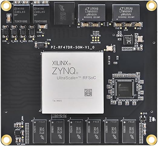 PZ-ZU47DR-SOM Xilinx Zynq UltraScale Plus RFSoC XCZU47DR SOM Module 8G DDR4 32G EMMC 16 Channel ADC DAC 240Pin FPGA Board (PZ-ZU47DR-SOM, SOM Core Board)