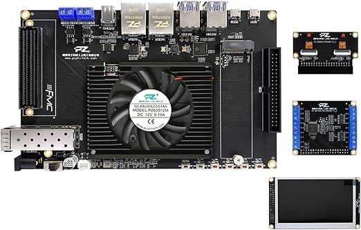 PZ-ZU4EV-FL-KFB PZ-ZU5EV-FL-KFB AMD SOM FPGA Development Board ZU4EV ZU5EV Xilinx MPSOC DDR4 NVMe USB3 FMC LPC SFP Gigabit EthernetEmbedded Vision AI SDR (PZ-ZU5EV-FL-KFB, Classic Package)