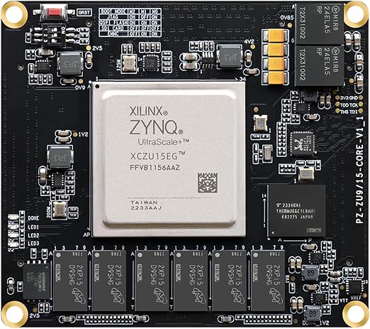PZ-ZU9EG-SOM PZ-ZU15EG-SOM XCZU9EG XCZU15EG Zynq Ultrascale+ SOM ARM Cortex A53 R5 GPU DDR4 4GB 2GB EMMC 8GB QSPI 168Pin FPGA Board (PZ-ZU15EG-SOM, SOM Core Board)