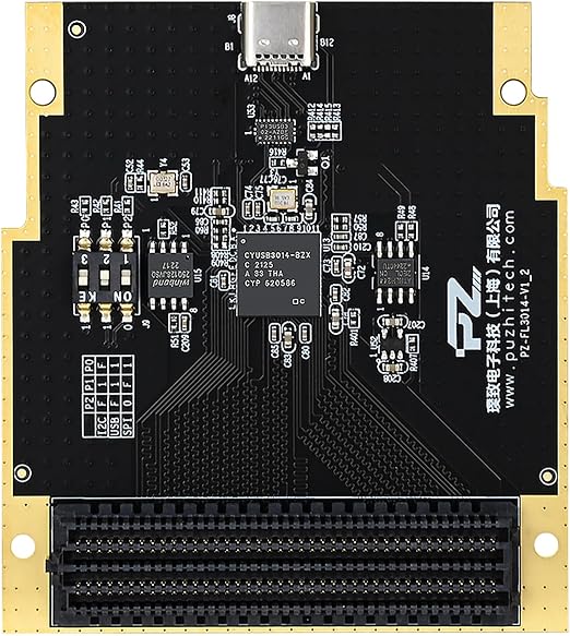 PZ-FL3014 FMC LPC USB30 Interface Board with CYUSB3014 Chip 3.2Gbps High Speed Data Transfer Module TypeC Connector for FPGA Development Industrial Grade