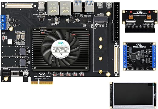 PZ-ZU2CG-KFB PZ-ZU3EG-KFB AMD FPGA Development Board ZU2CG ZU3EG Core Board with Xilinx Zynq UltraScale+ PS DDR4 NVMe USB3.0 Gigabit Ethernet 40Pin Expansion (PZ-ZU3EG-KFB, Classic Package)