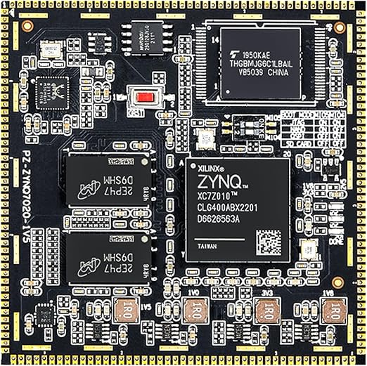 PZ7010-SOM PZ7020-SOM ZYNQ XC7Z010 XC7Z020 FPGA Core Board ARM Cortex A9 512MB 1GB DDR3 4GB 8GB EMMC QSPI Flash Industrial Module (PZ7010-SOM, SOM Core Board)