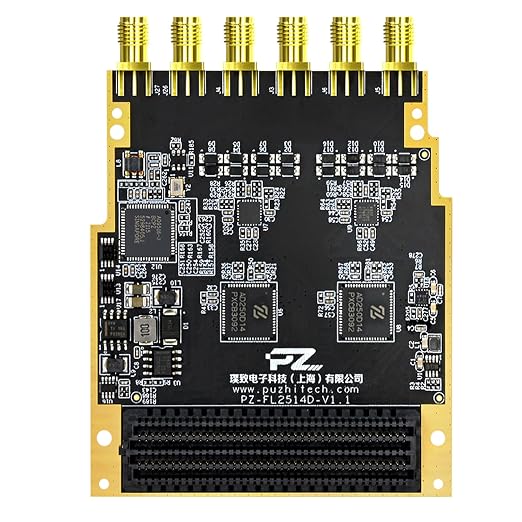 PZ-FL2514D ADC Data Acquisition Board AD250D14 14Bit 250MSPS 4CH FMC LPC Interface Trigger Clock Input Industrial Grade