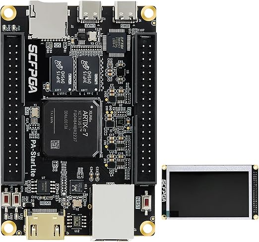 PA-Starlite FPGA Development Board 35T 75T 100T 200T FPGA Development Board DDR3 1GB HDMI (PA35T-SL-C, LCD Package)