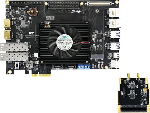PZ-ZU7EV-KFB AMD Xilinx Zynq UltraScale+ ZU7EV FPGA Development Board, Dual ARM Cortex-A53, 4GB DDR4, FMC HPC, PCIe 3.0, 4K HDMI, NVMe SSD, Industrial Grade (High Speed ADC Package)