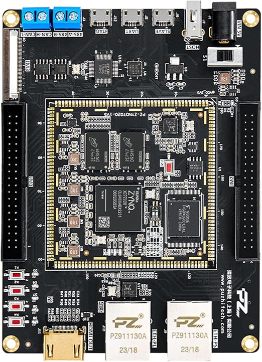 PZ7015-KFB FPGA Development Board with XC7Z015 Zynq 7015 ARM Cortex A9 Dual Core 1GB DDR3 8GB eMMC PCIe SFP USB Ethernet for Embedded System Industrial Grade (PZ7015-KFB, FPGA Board)