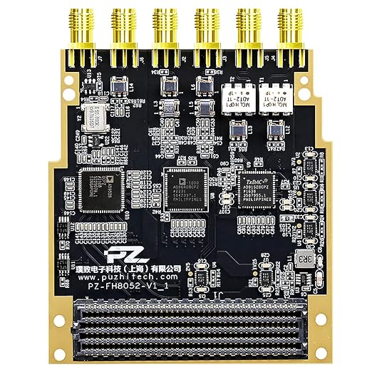 PZ-FH8052 AD9680 1GSPS ADC AD9152 1.125GSPS DAC FMC HPC Module Dual-Channel Industrial Grade Data Acquisition Board
