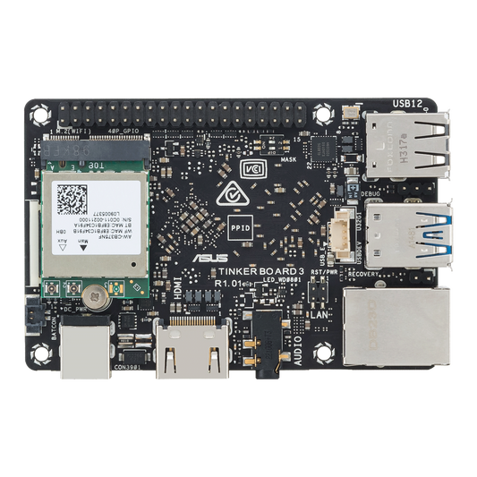 ASUS Tinker Board 3/3S, 2GB/4GB LPDDR4X RAM, RK3566, 1TOPS NPU, Credit-card sized SBC