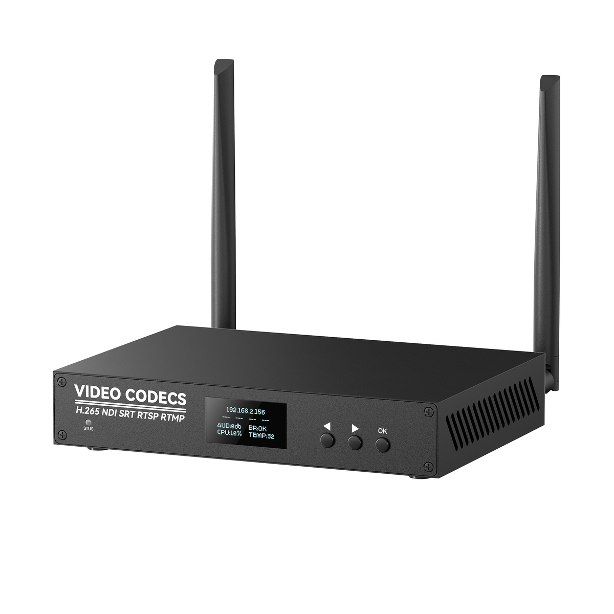 LinkPi ENCSH V2, 4K30 All-in-1 Encoder & Decoder｜NDI®|HX SRT RTMP PoE USB Record for YouTube Twitch OBS vMix