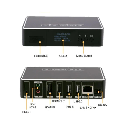 LinkPi ENC1-V3 NDI Encoder - ENC1-V2 upgraded version, RTSP/RTMP/HTTP/HLS
