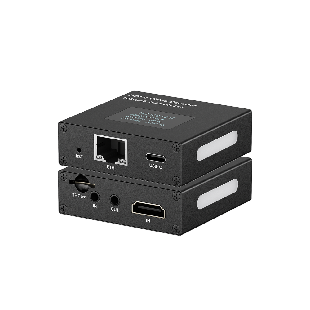 Linkpi MINIENC1 - 1080P60Hz HDMI Capture Card, UVC Capture Card, Tally Light, Micro SD Card, Hot Shoot, DIN Supported,Video Capture Applicable for Live Game Streaming, Screen Sharing
