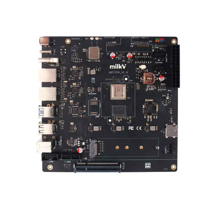 Milk-V Jupiter, Spacemit M1/K1 Octa-core RVA22 RVV1.0 RISC-V SoC, 2TOPS Mini-ITX up to16GB RAM