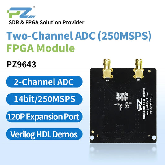 Puzhi Expansion Module High Speed ADC AD9643 250MSPS 14bit 120P Expansion Port