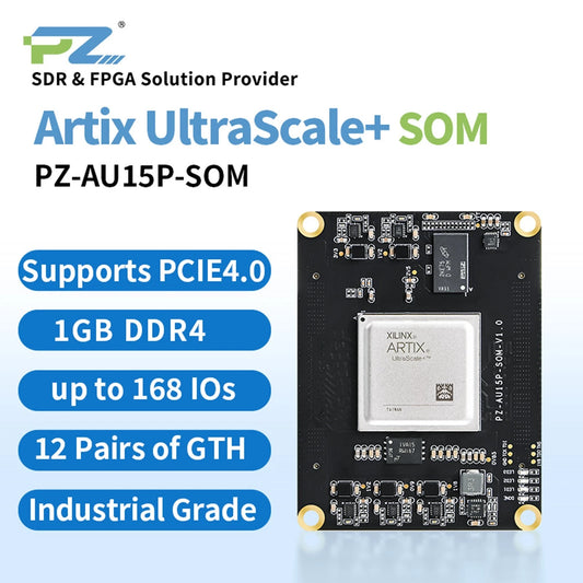 Puzhi FPGA AU15P-SOM Core Board XCAU15P for Xilinx Artix UltraScale+, DDR4 1G