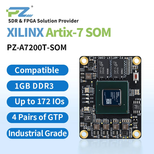 Puzhi FPGA A7200T-SOM Core Board XC7A200T for Xilinx Artix-7, DDR3 1G