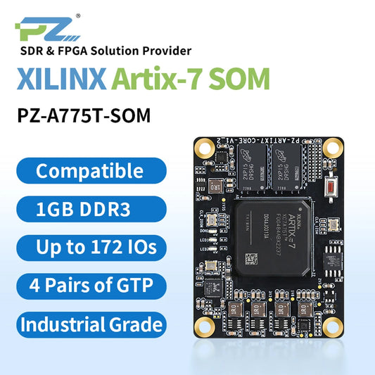 Puzhi FPGA A775T-SOM Core Board XC7A75T for Xilinx Artix-7, 1GB DDR3,172x IO