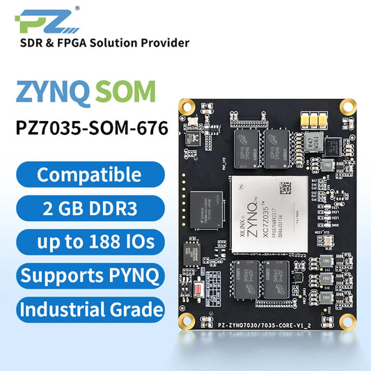 Puzhi FPGA ZYNQ7000 ZYNQ7035 Core Board PZ7035-SOM-676 ARM Cortex-A9 DDR3 EMMC
