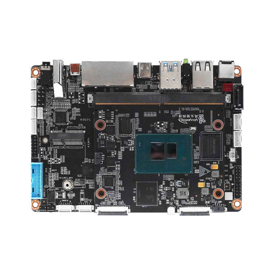 Youyeetoo K1, Palm-Sized x86 Edge Computer | Intel 12th Gen N100 Mini PC with Dual Gigabit LAN, Dual 4K HDMI, M.2 NVMe/SATA, 8 GB LPDDR5, Industrial GPIO, Windows/Linux Ready